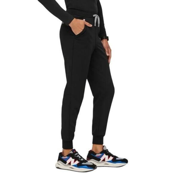 FIGS Tansen Jogger Scrub Pants Men Medium Tall Black‎ Joggers Drawstring Waist - Picture 5 of 11